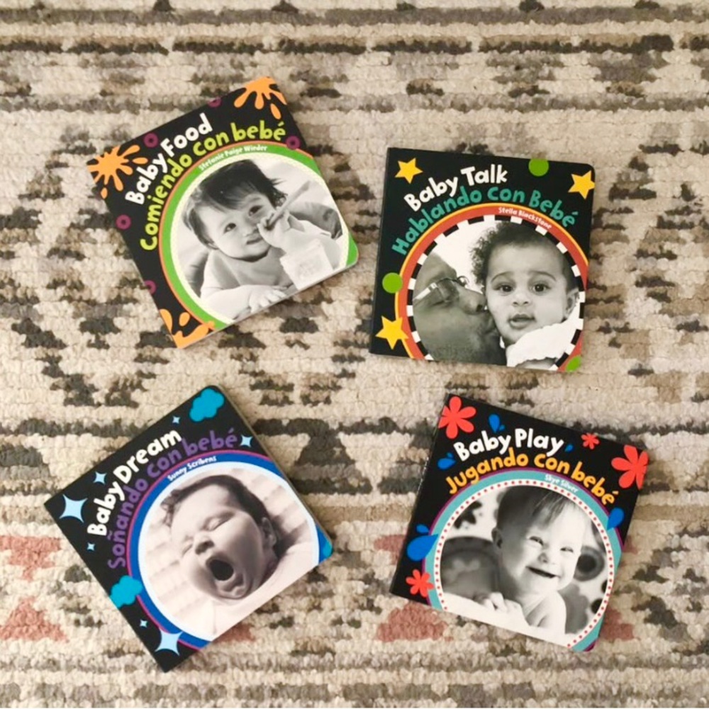 Baby Talk Bilingual Board Book Set by Barefoot 🦶 Books 📚